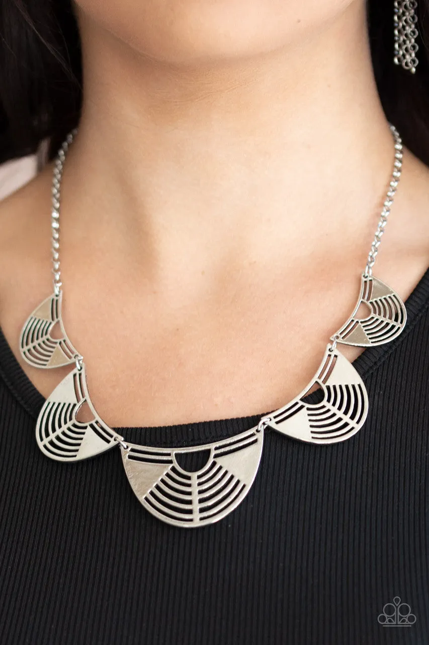 Record-Breaking Radiance Silver Paparazzi Necklace