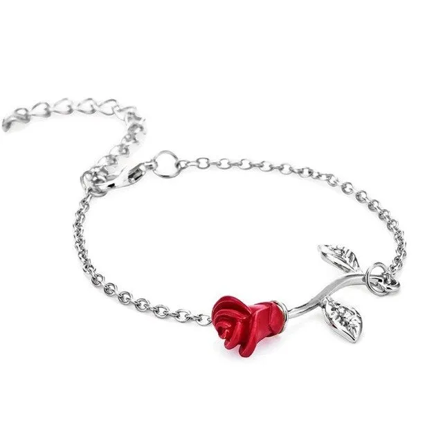 Red Rose Bracelet