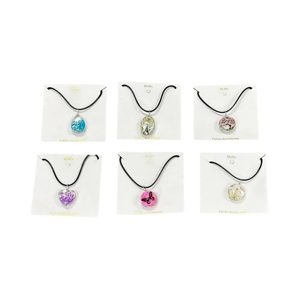 Resin Pendant Necklace