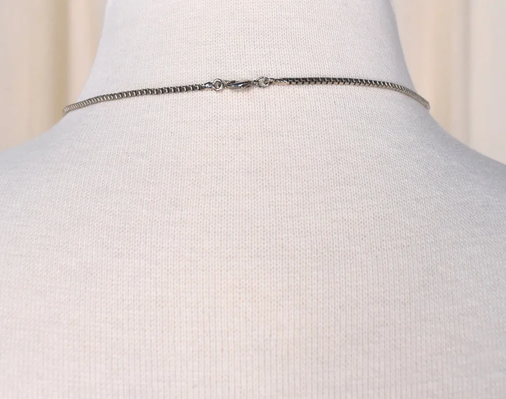 Rhinestone Teardrop Necklace