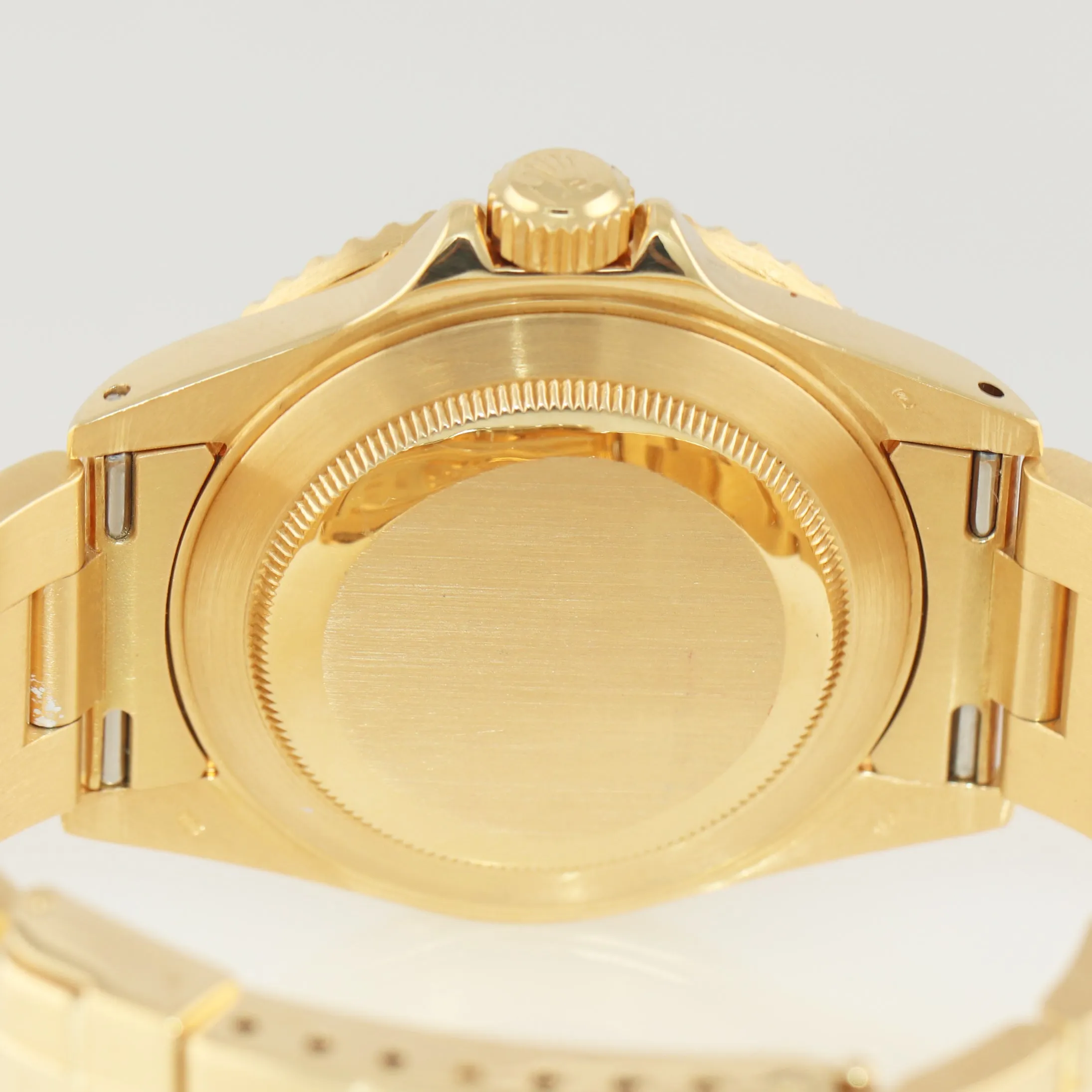 Rolex 16618 Submariner 18K Yellow Gold Blue Dial Oyster 40mm Watch 116618