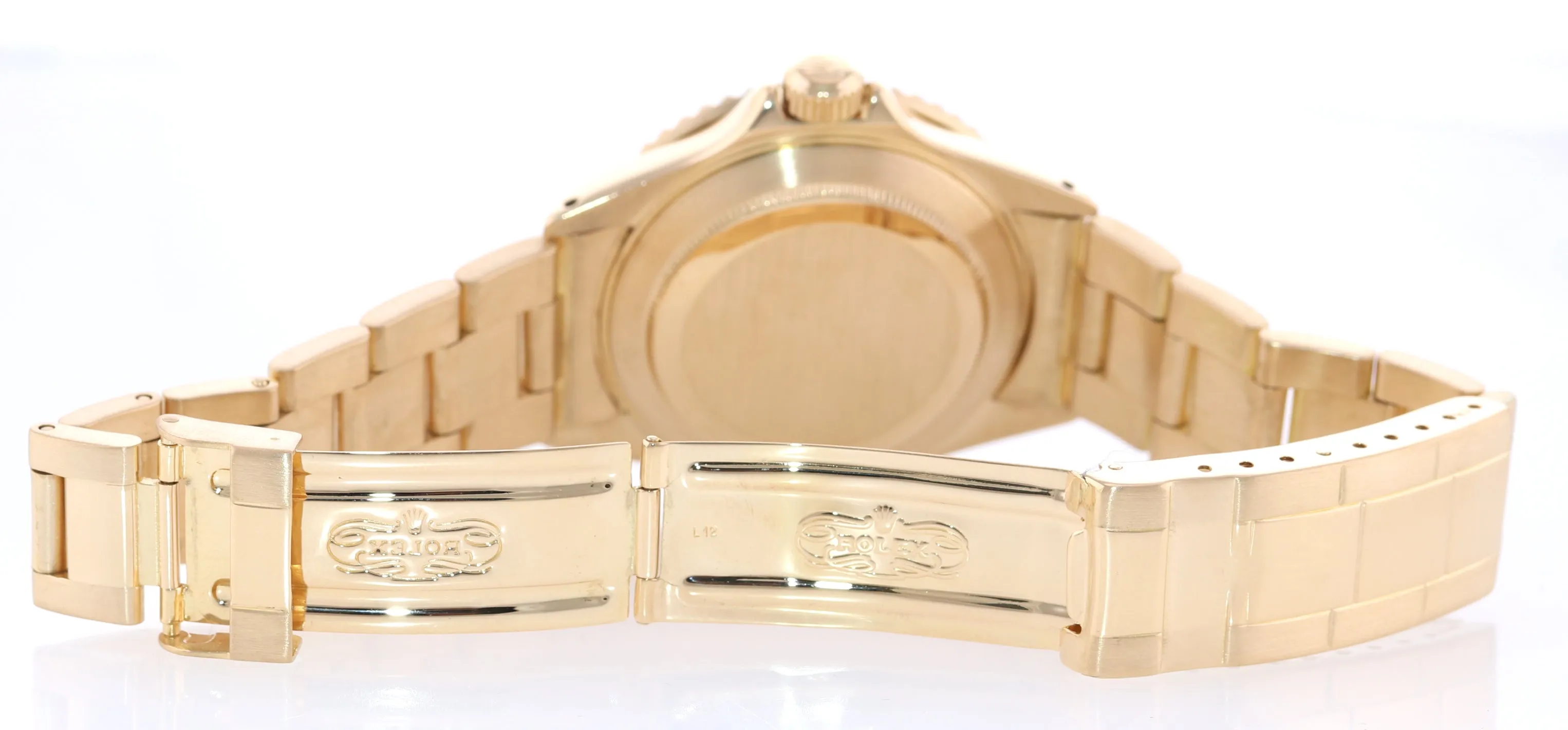 Rolex 16808 Submariner Yellow Gold Black Dial Oyster 40mm Watch Box