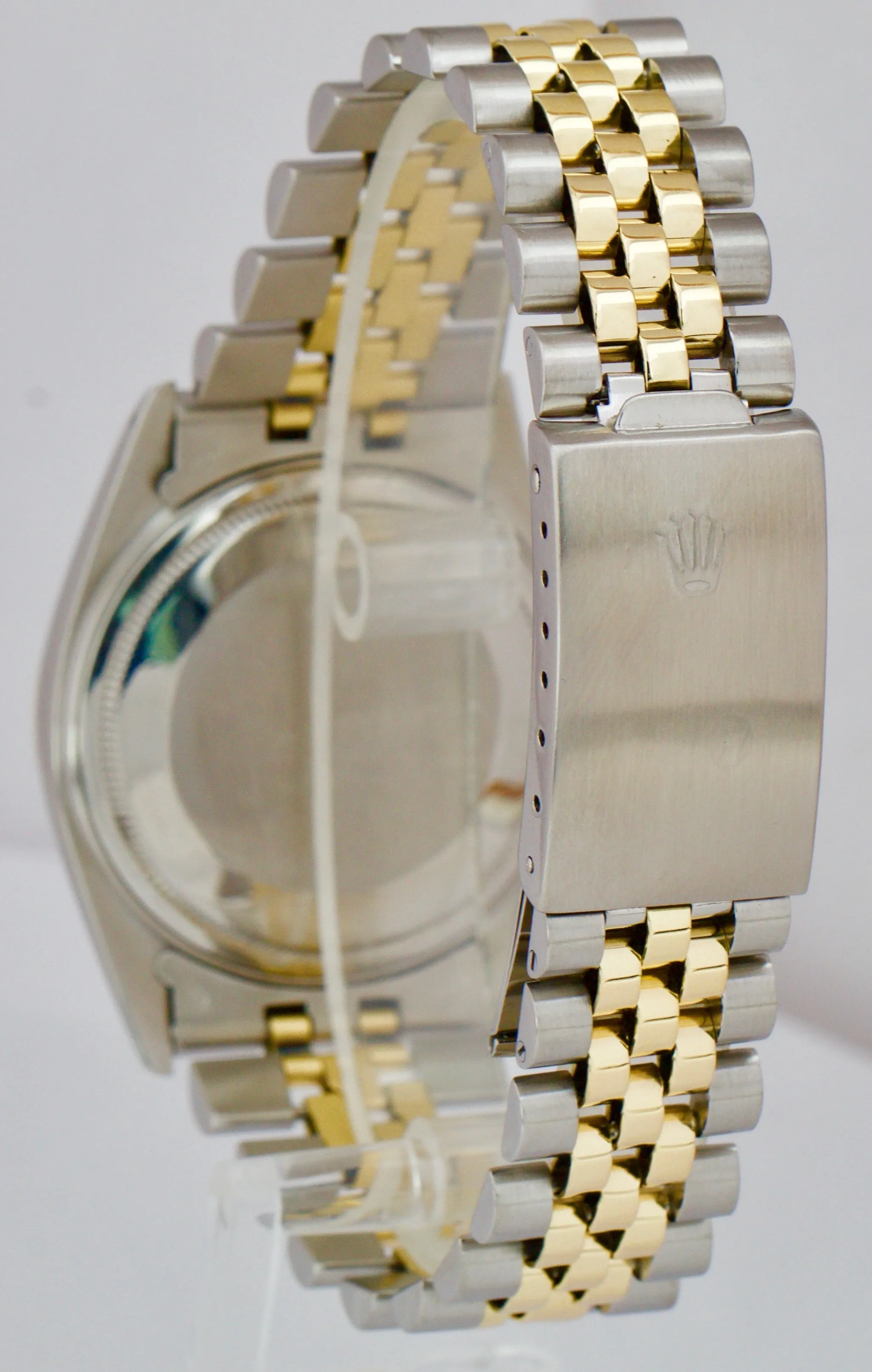 Rolex DateJust 36mm Champagne 18K Two-Tone Gold Jubilee Watch 16013 FULL SET B P