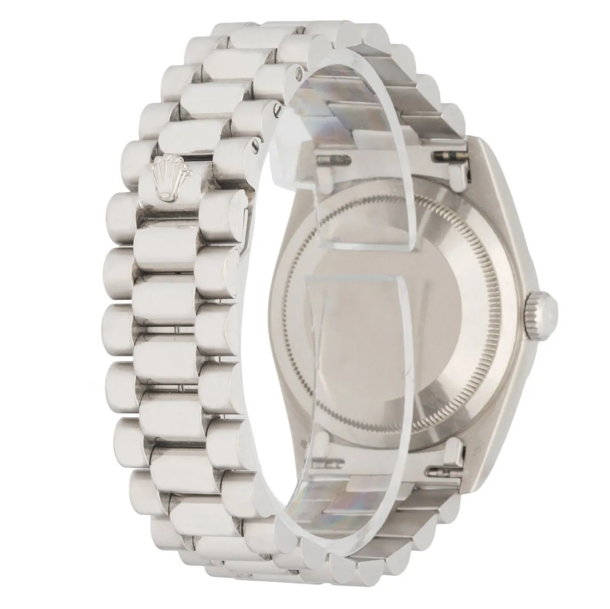 Rolex Day-Date 18239 18K White Gold Diamond Dial Men's Watch