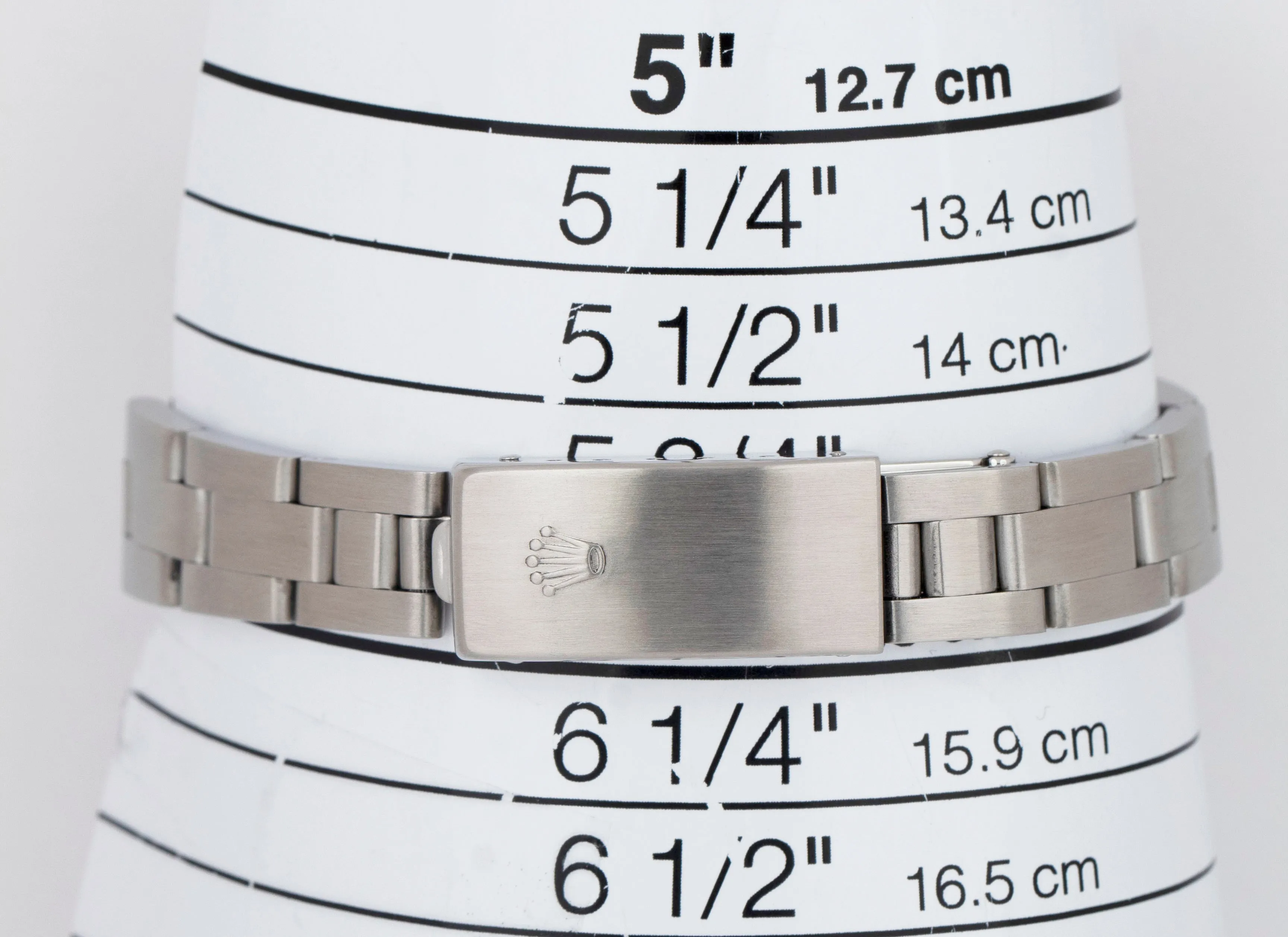 Rolex Oyster Perpetual SILVER DIAL 24mm Stainless Steel NO-HOLES Watch 76080
