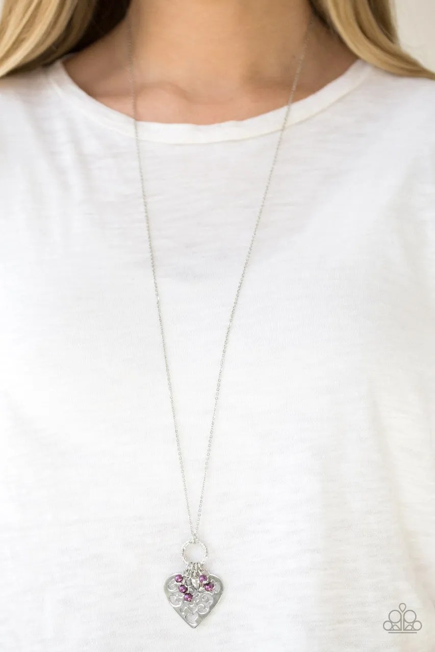 Romeo Romance Purple Paparazzi Necklace