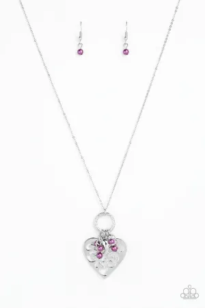 Romeo Romance Purple Paparazzi Necklace