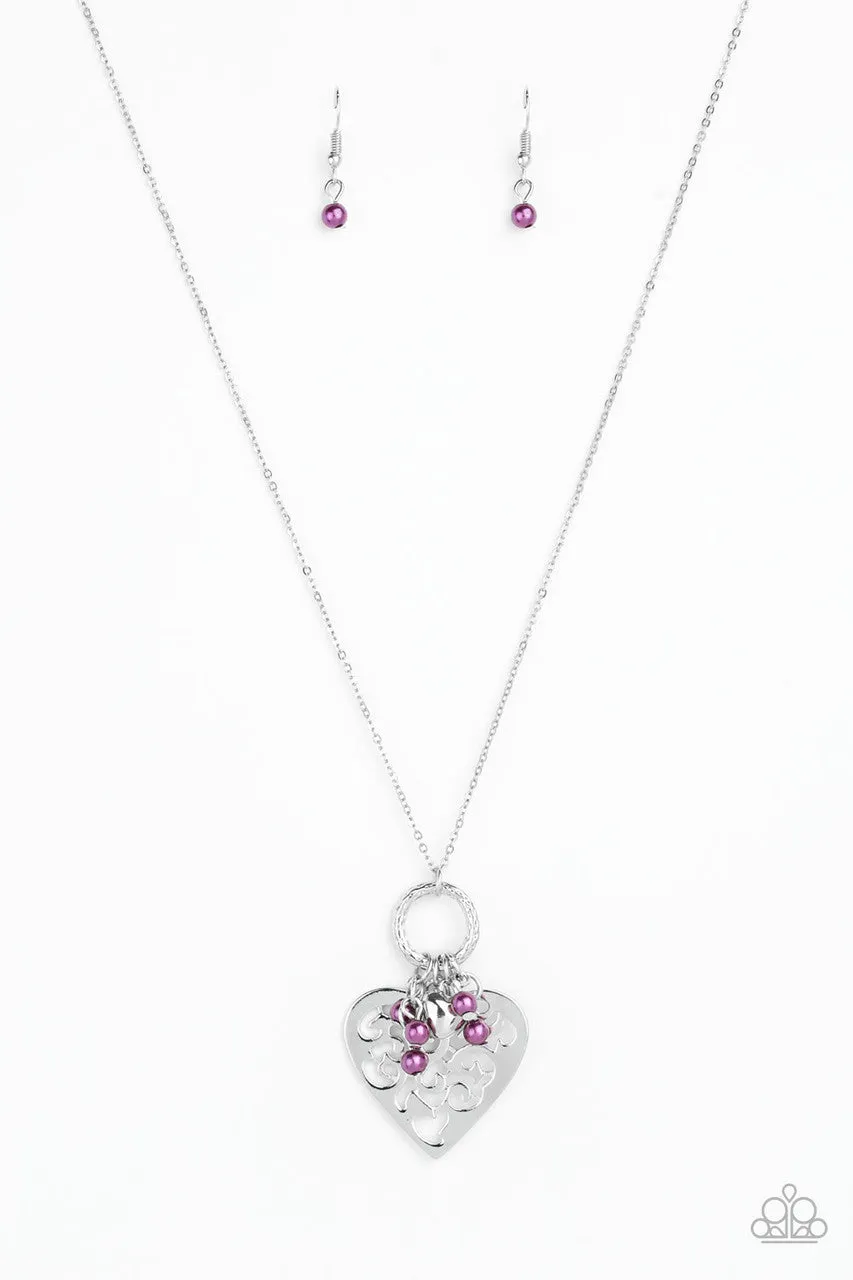 Romeo Romance Purple Paparazzi Necklace