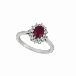 RUBY & DIAMOND RING 14K GOLD (1.7 CTW) 1