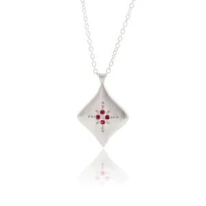 Ruby Silver Nights Pendant