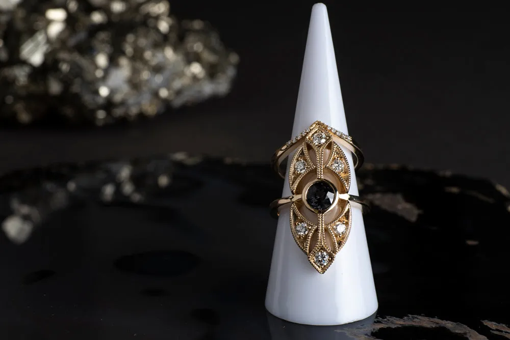 Sacred Geometry Medallion Ring