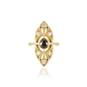 Sacred Geometry Medallion Ring