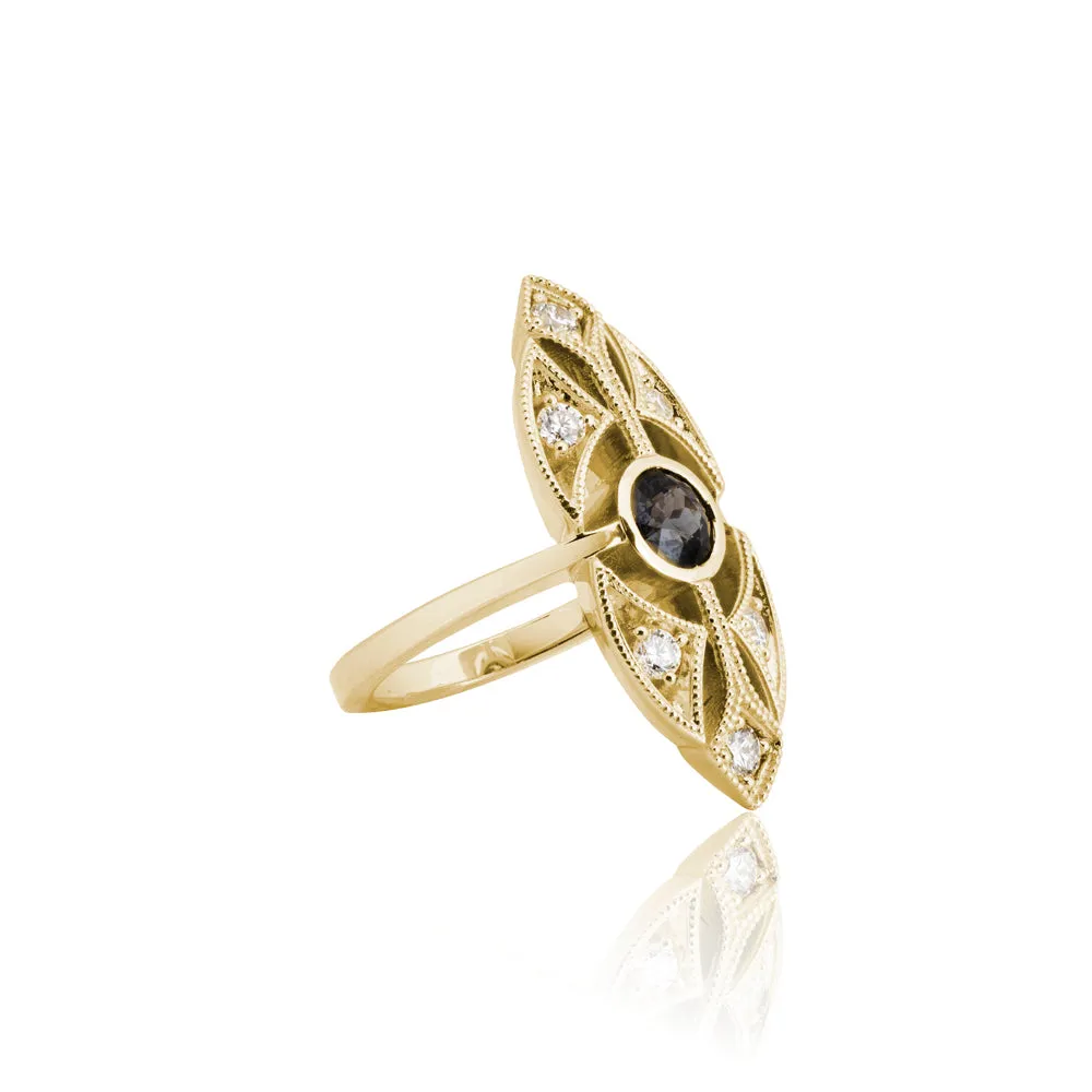 Sacred Geometry Medallion Ring