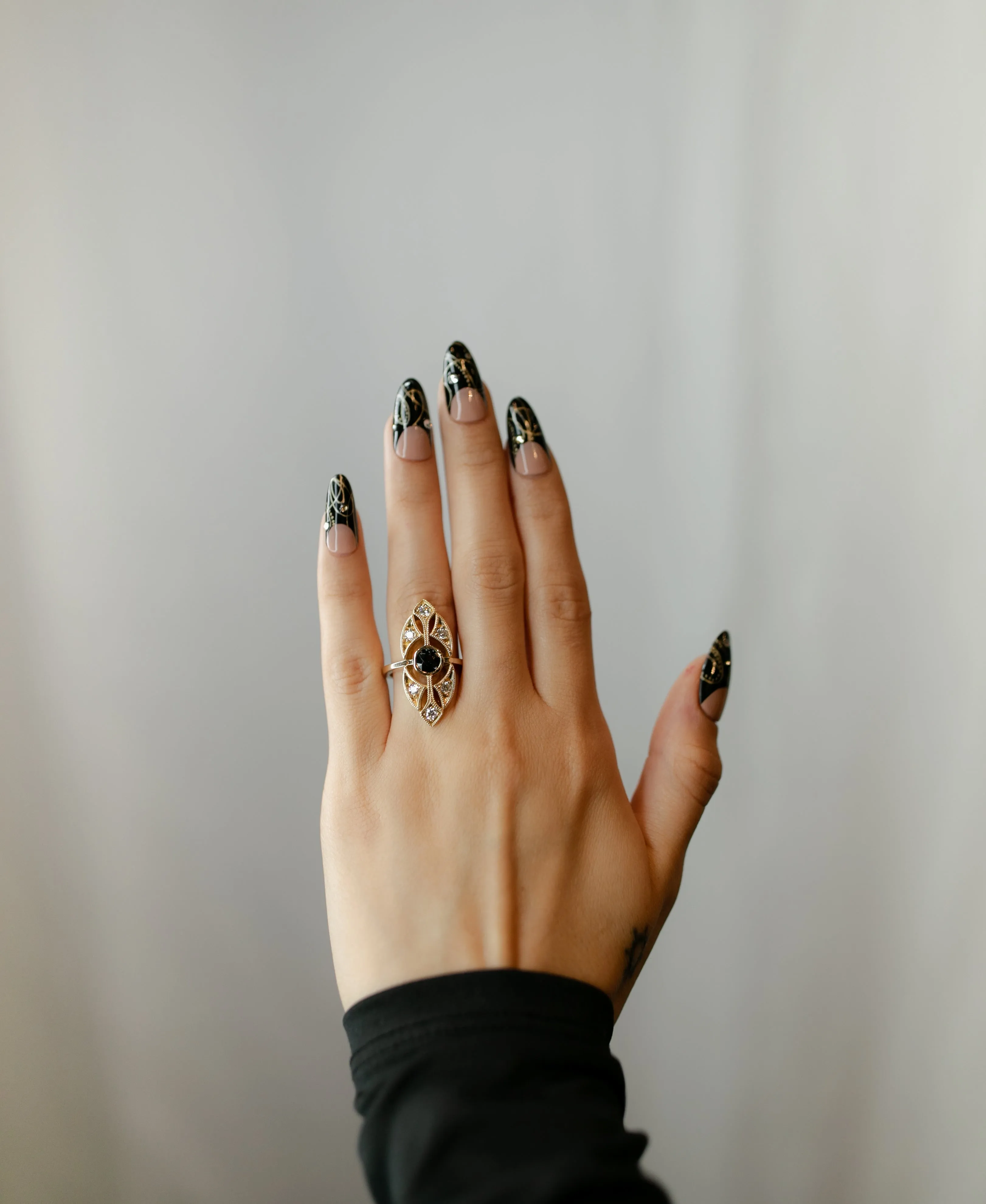 Sacred Geometry Medallion Ring