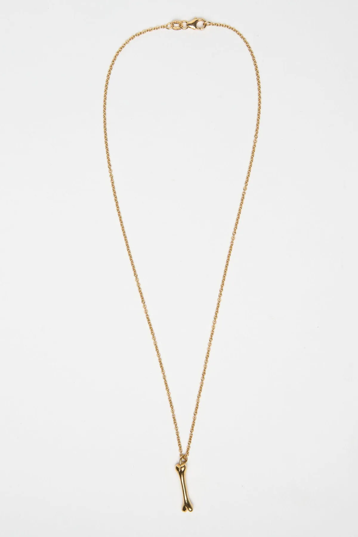 SARAH JANE WILDE | GOLD DOG BONE NECKLACE
