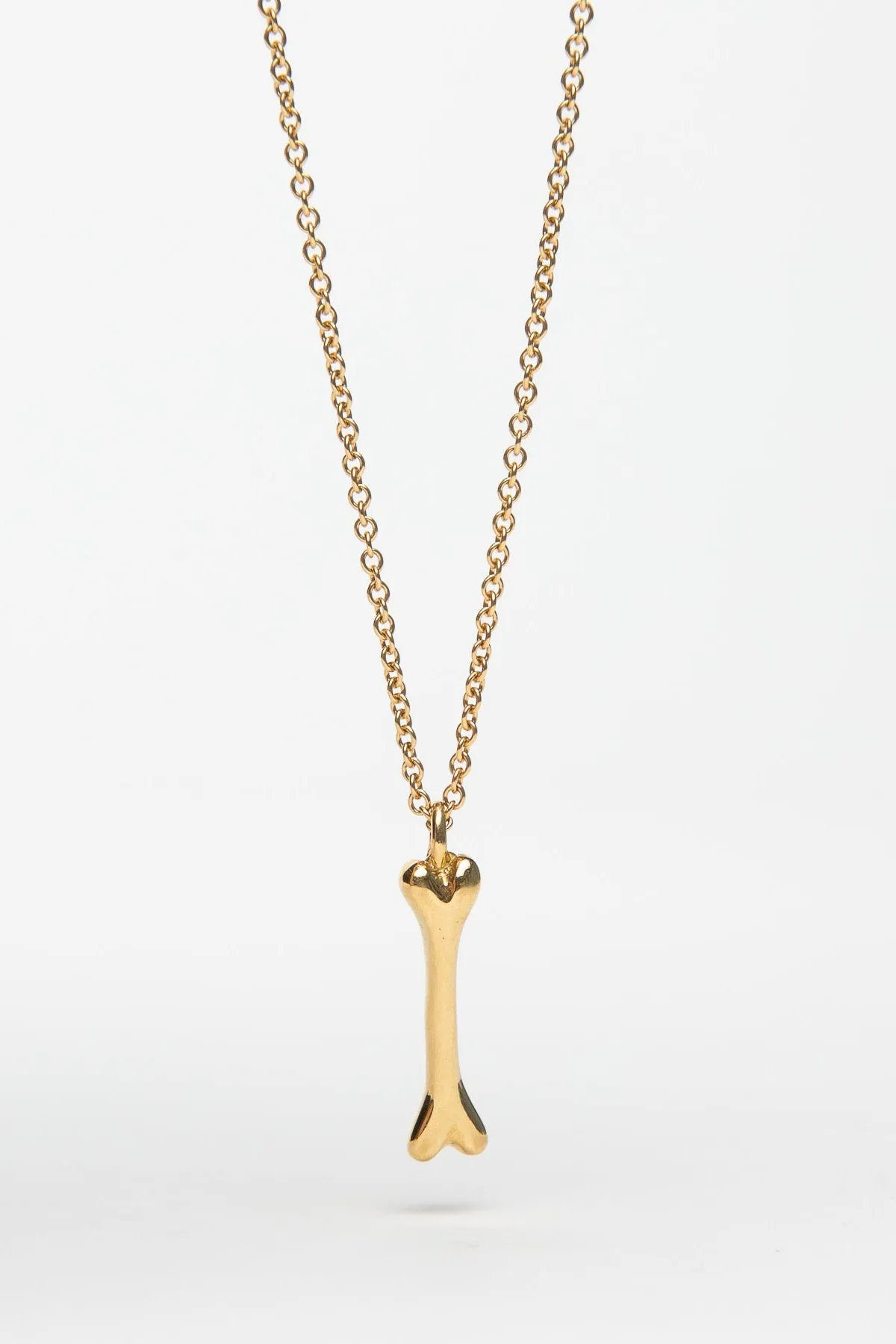 SARAH JANE WILDE | GOLD DOG BONE NECKLACE