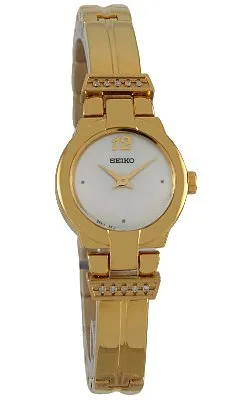 Seiko Women's SUJD38 Gold-Tone Diamond Watch