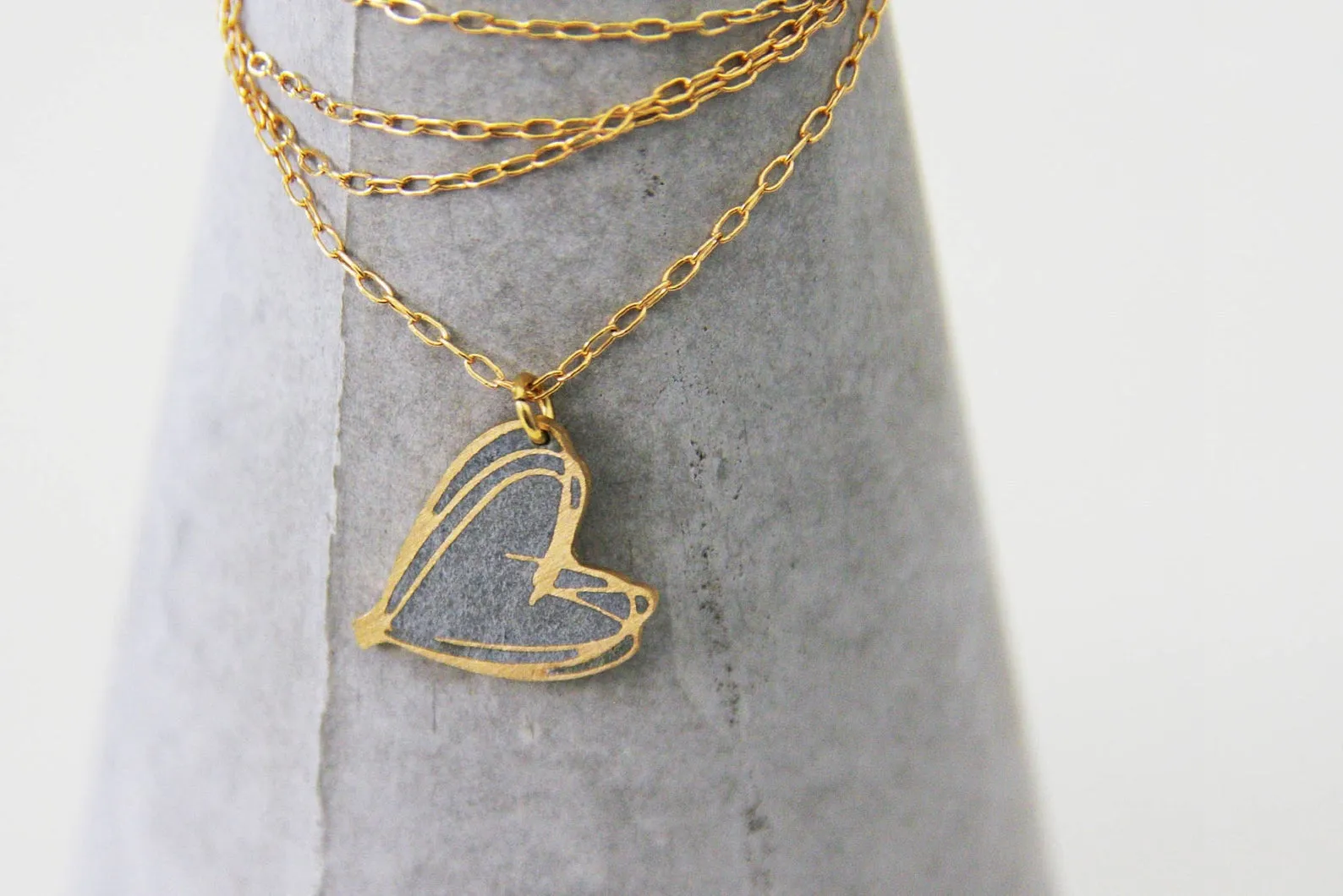 Set 2 Heart Pendants - Mommy And Me