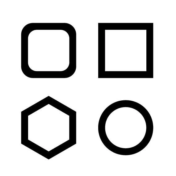 Set of 6 x 20mm Bezels Choose from 4 shapes