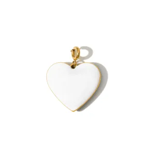 Set Your Heart Pendant • Sky Blue & White