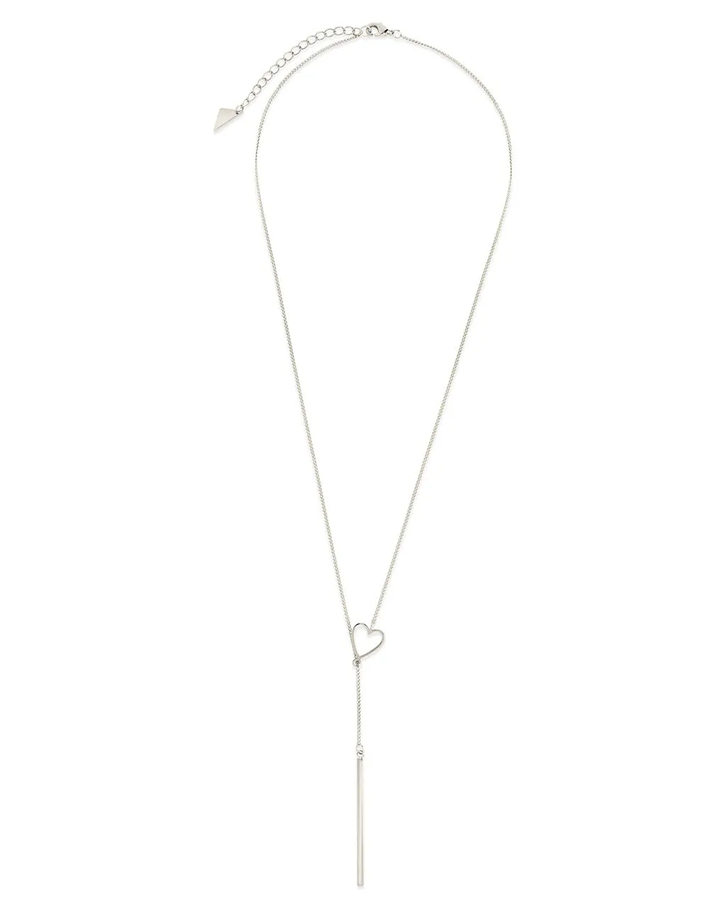 Shania Open Heart Lariat Necklace