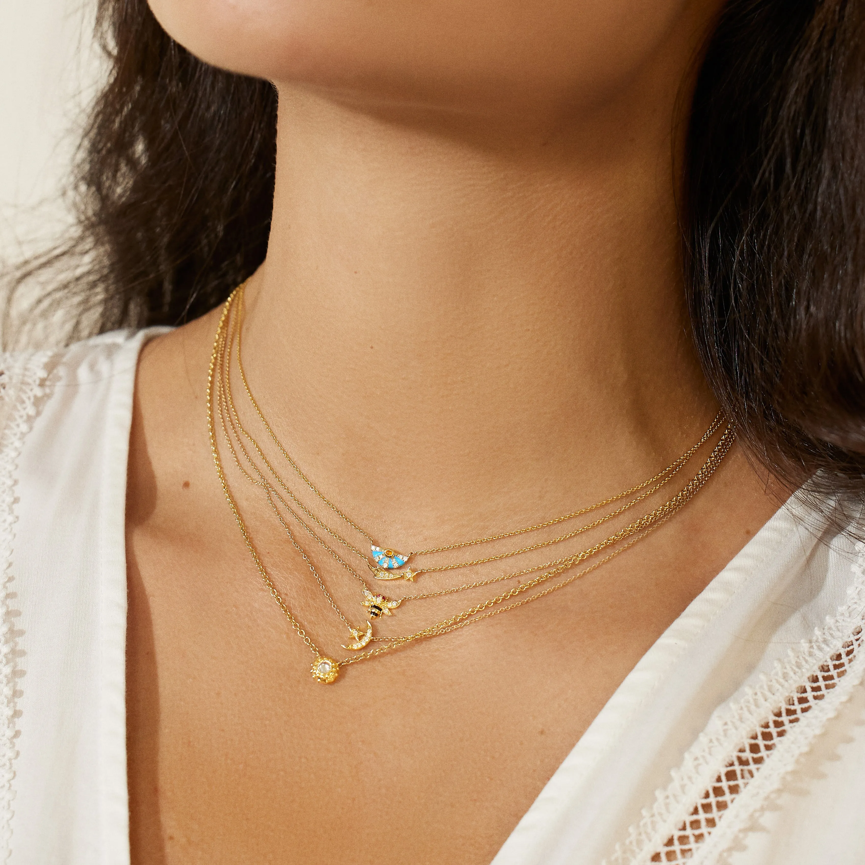 Shooting Star Charm Necklace