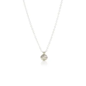 Silver Lights Charm Pendant with Diamond