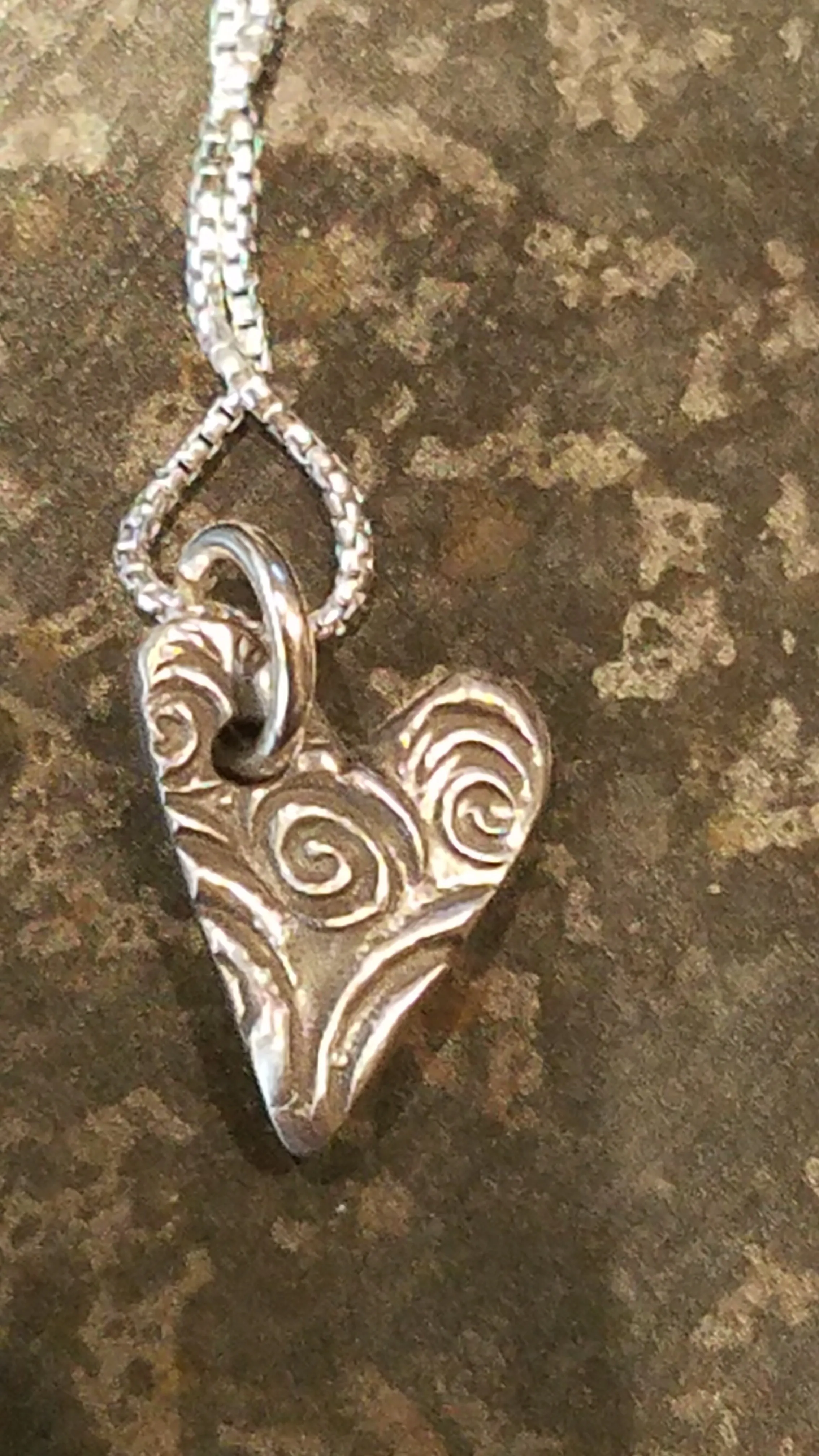 Simon & LuLu Swirl Heart Necklace