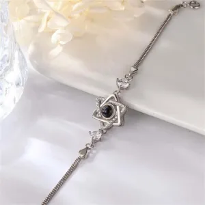 Six Pointed Star Felicity Bracelet with Picture Inside