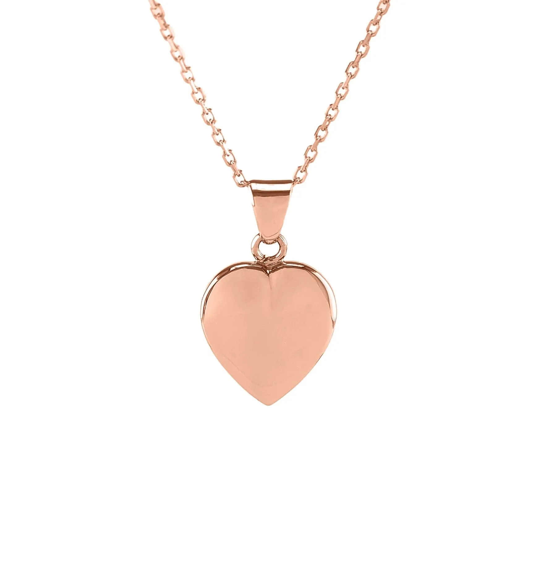 Small Gold Heart Pendant Urn (10K)