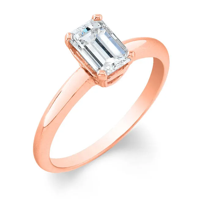 Solitaire Diamond Engagement Ring