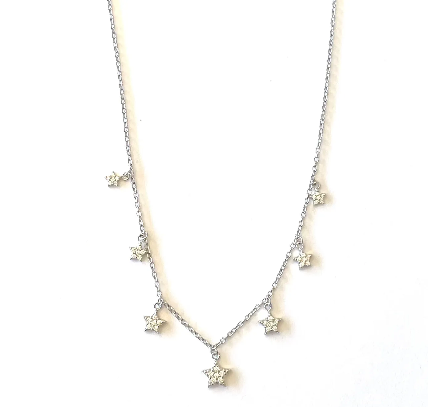 Sophie Dangling CZ Star Choker