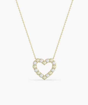 Sparkling Affection Heart Necklace