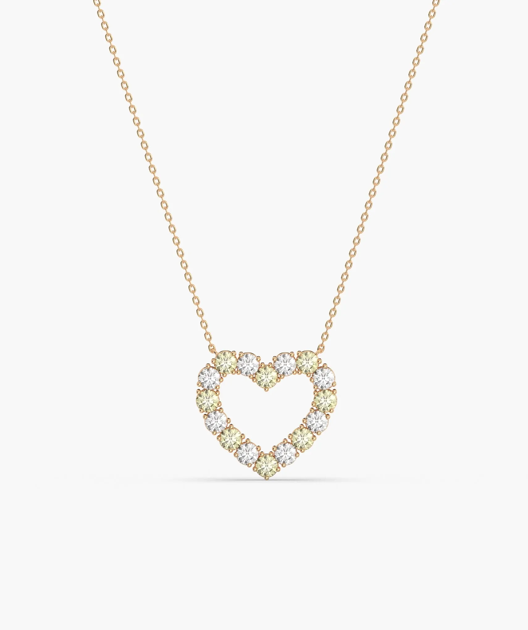 Sparkling Affection Heart Necklace