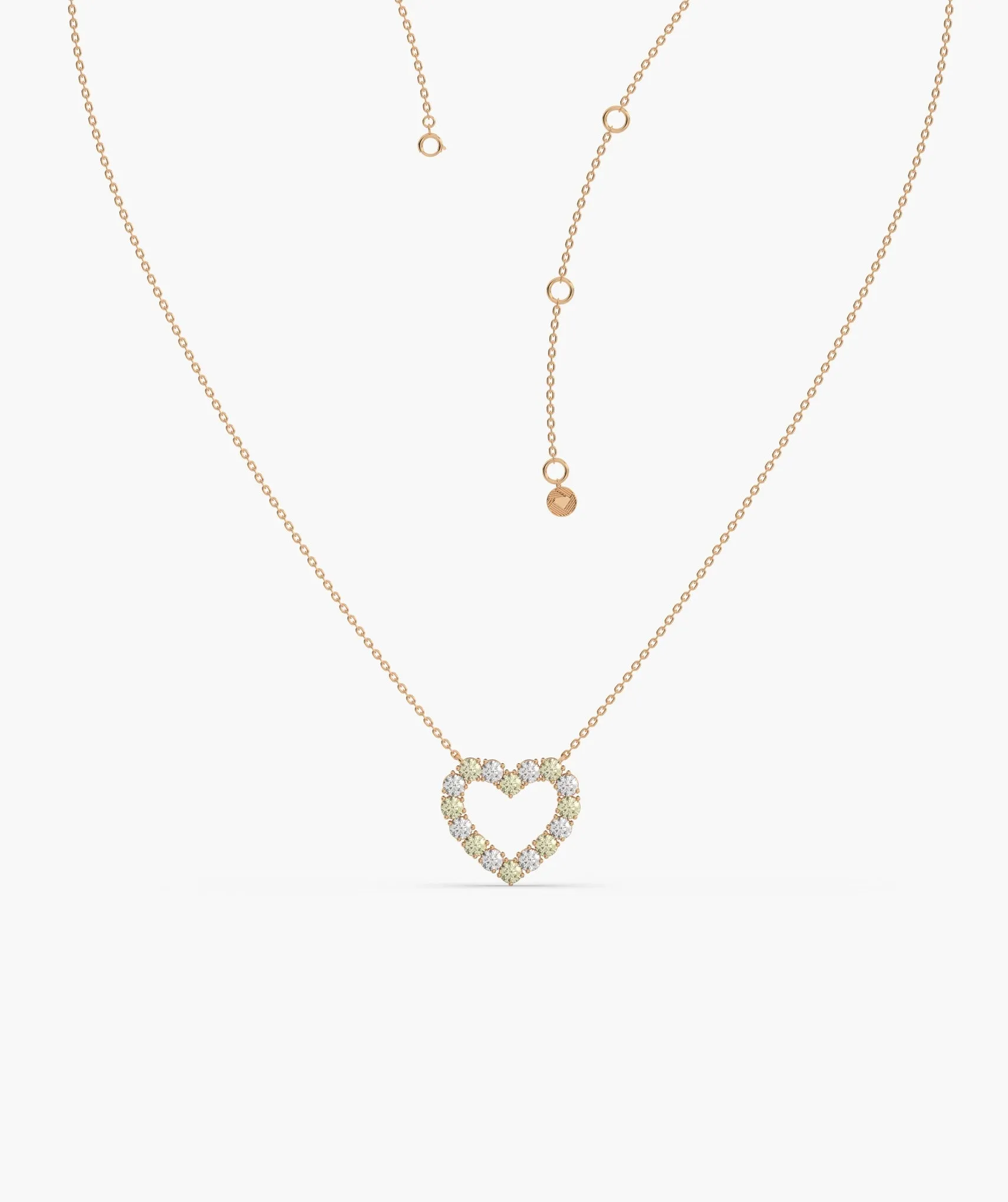 Sparkling Affection Heart Necklace