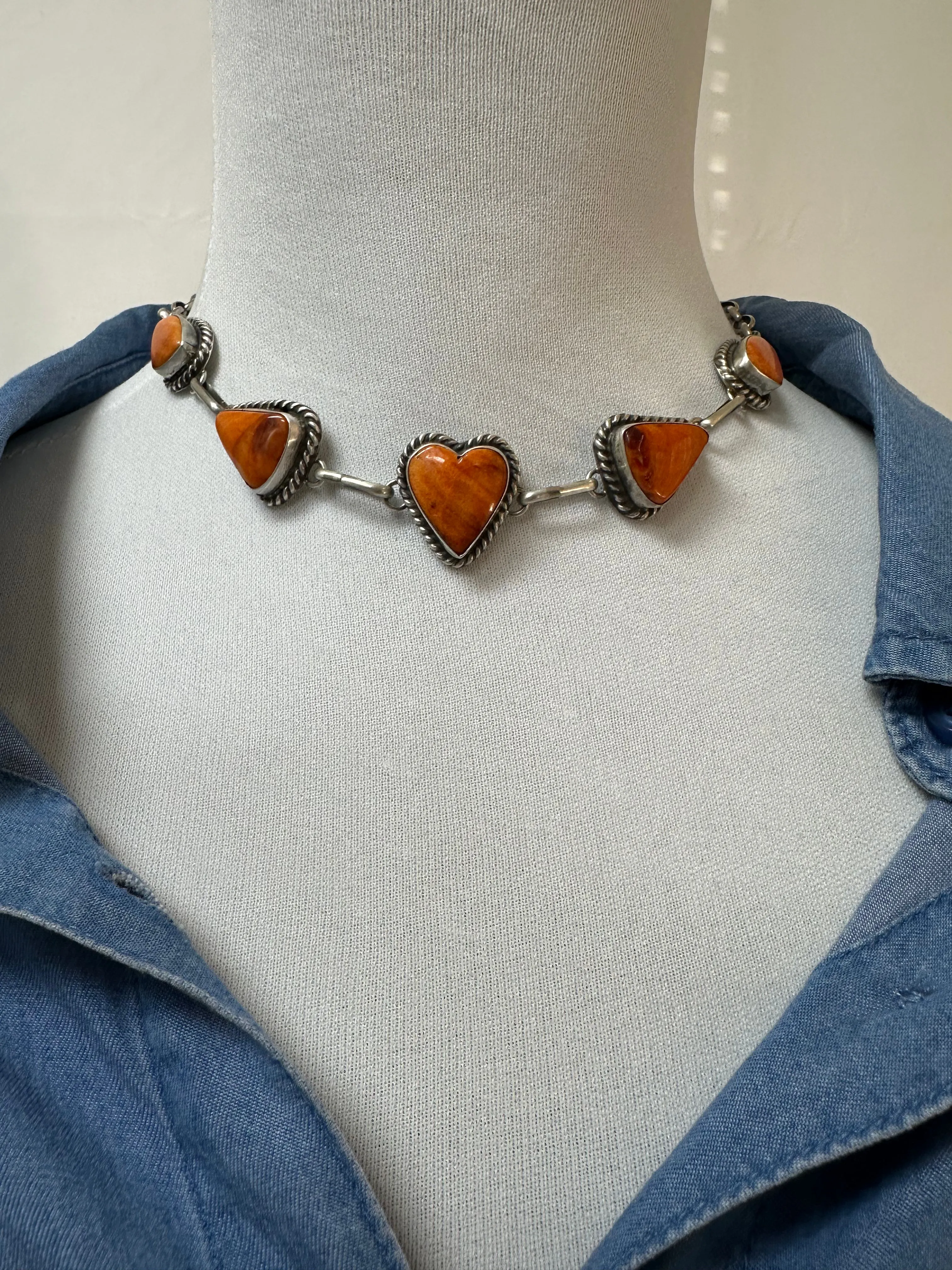 Spiny Heart Pendant Necklace