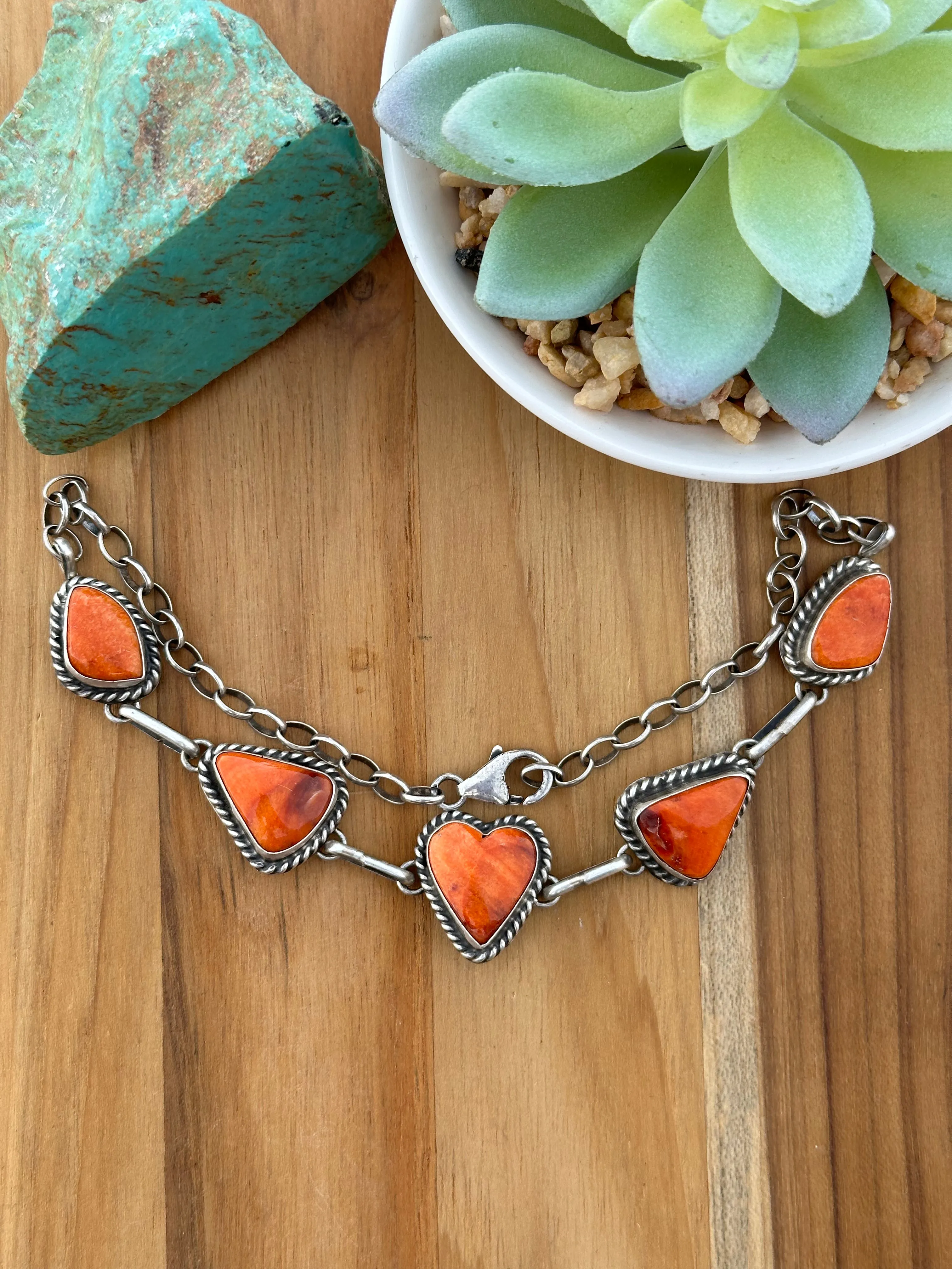 Spiny Heart Pendant Necklace