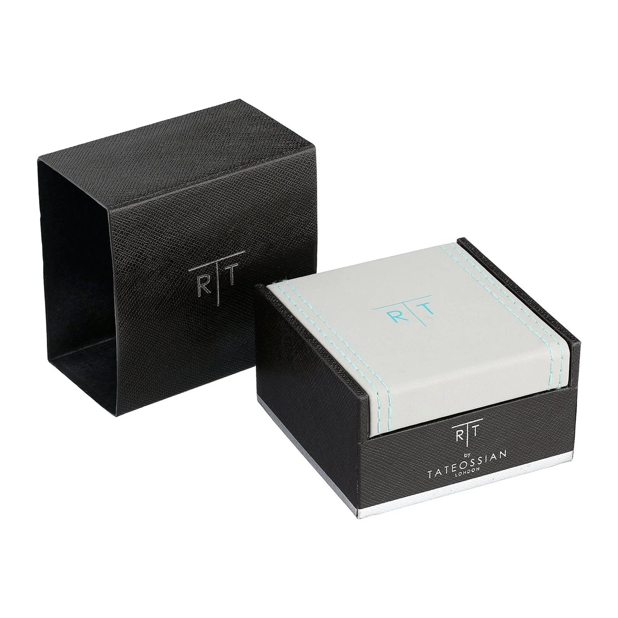 Square Gear Cufflinks In Rose Gold Plated Stainless Steel - Tateossian