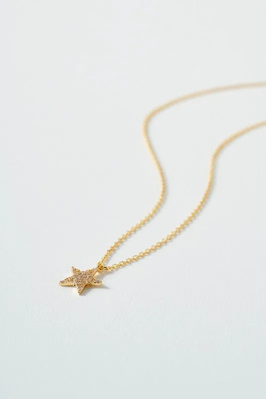 Star Charm Collar Necklace