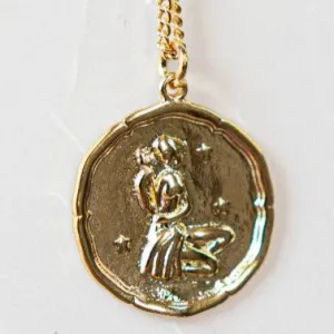 Star Sign Pendant Necklace - Virgo