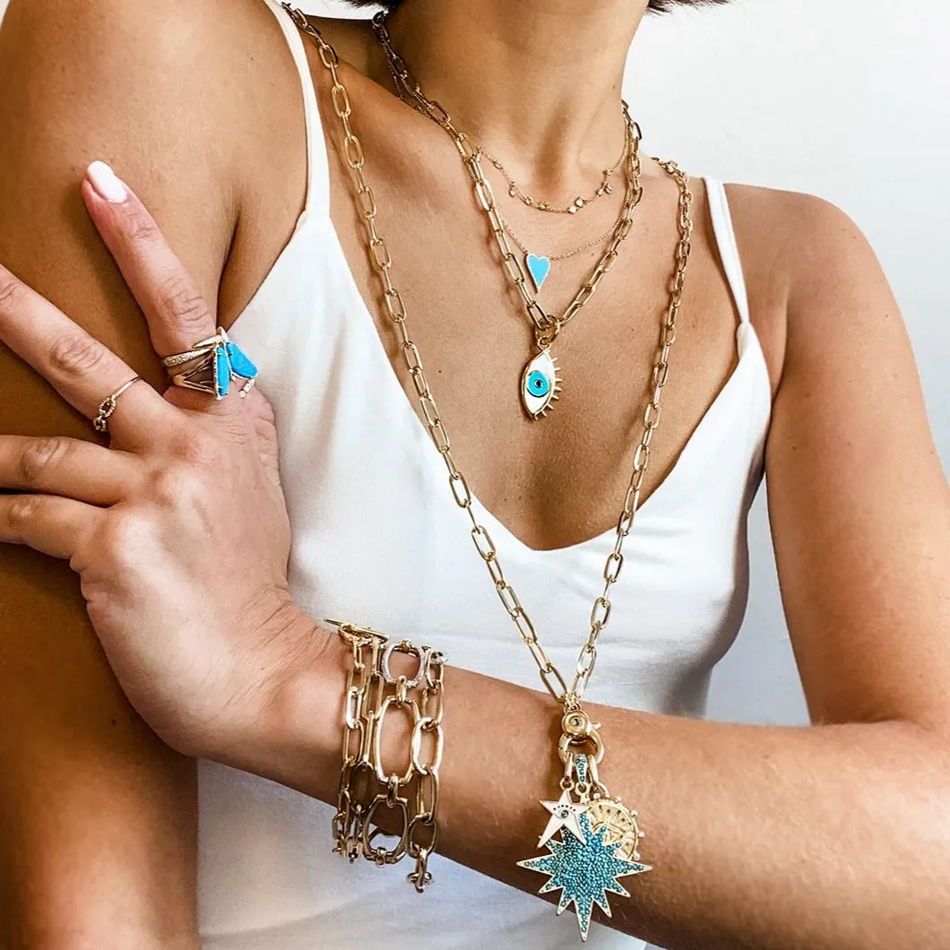 Starburst Charm Necklace