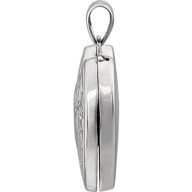 Sterling Silver Double Heart Locket