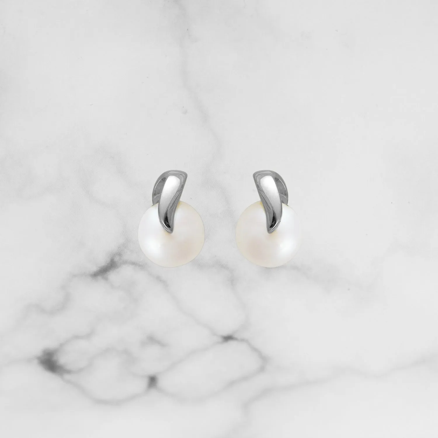 Sterling Silver Freshwater Pearl Earrings