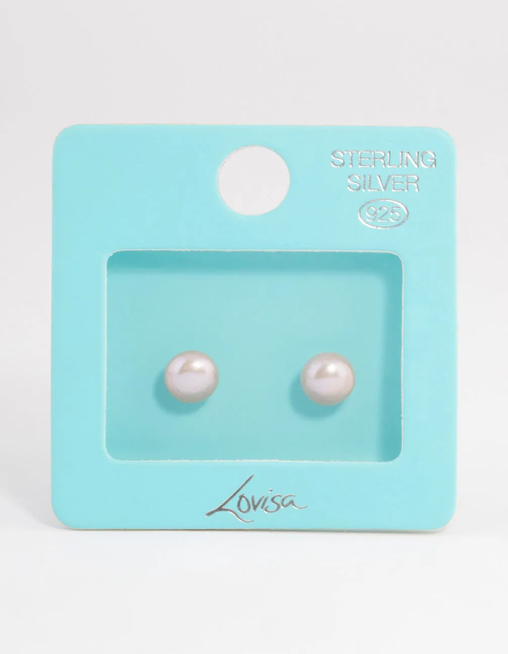 Sterling Silver Freshwater Pearl Stud Earrings