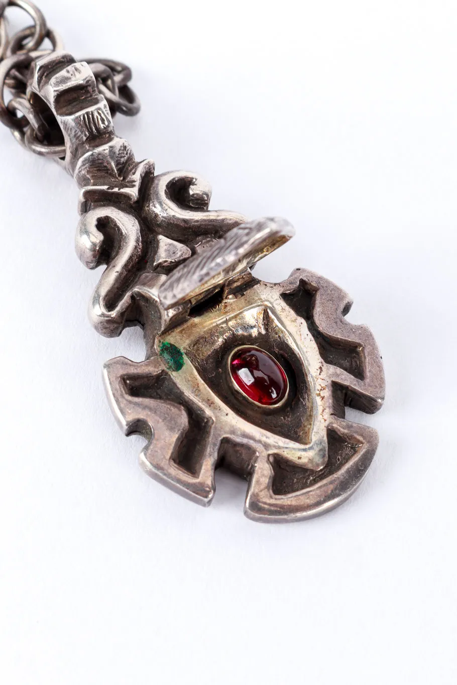 Sterling Silver Heart Locket Pendant Necklace