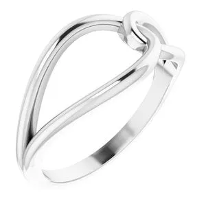 Sterling Silver Interlocking Circle Ring