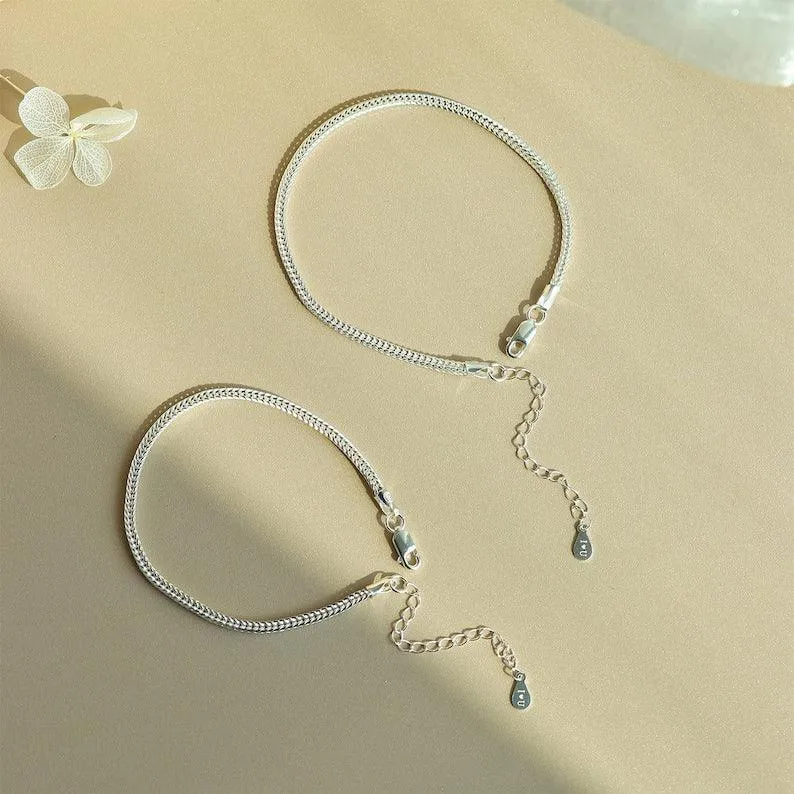 Sterling silver Pure Union Couple Bracelet