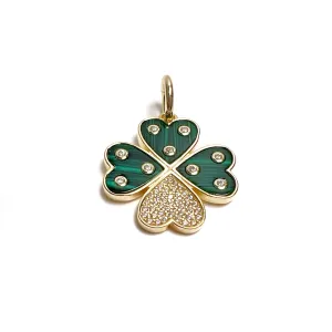 Stone Clover Charm
