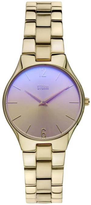 Storm Sareli Gold Violet Watch