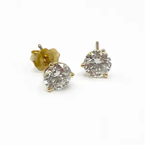 Stunning Lab Grown Diamond Stud Earrings 1.5 Carats Total Weight